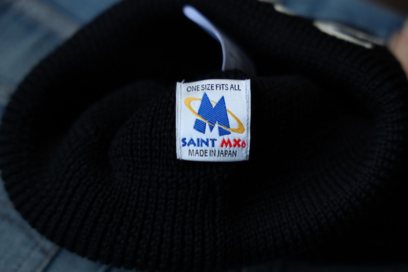 セントマイケル SAINT KNIT CAP(SM-YS1-0000-081)BLACK☆再入荷しました！