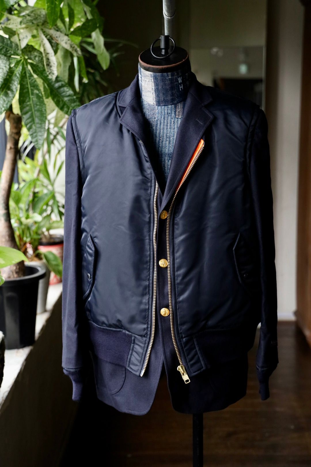 アイ ジュンヤワタナベマン BROOKS BROTHERSカスタマイズ ウールフランネルブレザー(WP-J907-100)NAVY×NAVY☆9月19日(金)発売！
