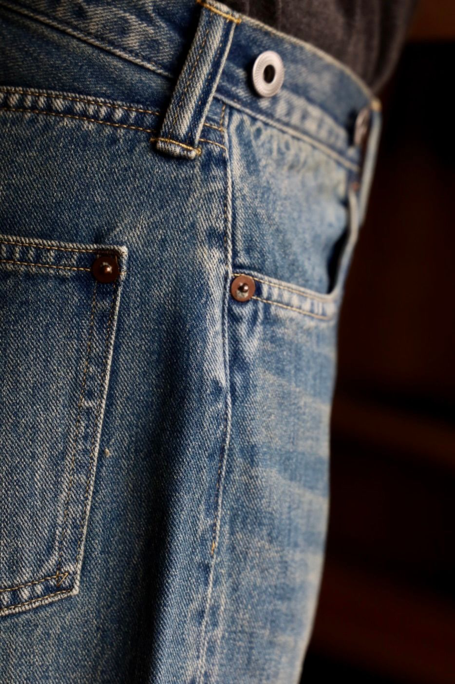 アプレッセ 2025 STYLE2 No.2 Washed Denim Pants(AP-4008)INDIGO
