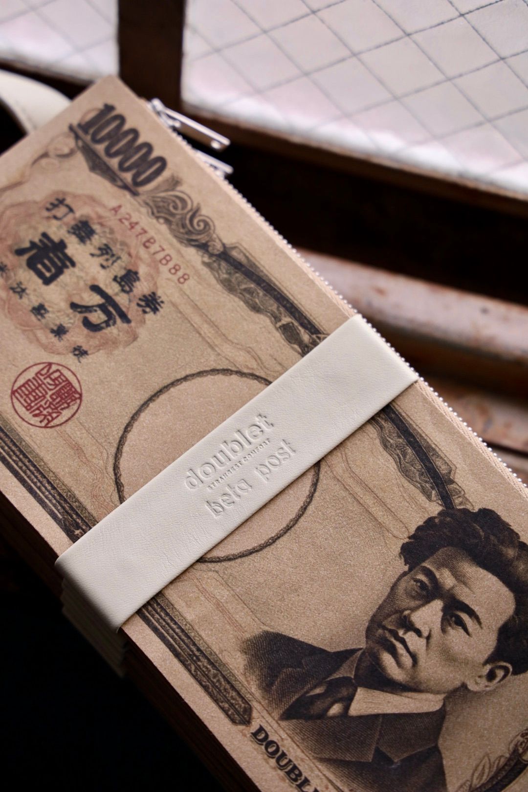 doublet 25AW CASH STACK CLUTCH BAG(25AW77BG63)BROWN☆7月12日(土)発売！