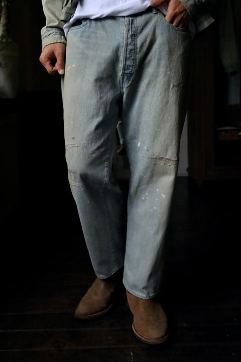 A.PRESSE STYLE2 1st delivery 1st Type Denim Jacket&Washed Denim Wide Pants style 2024.6.21