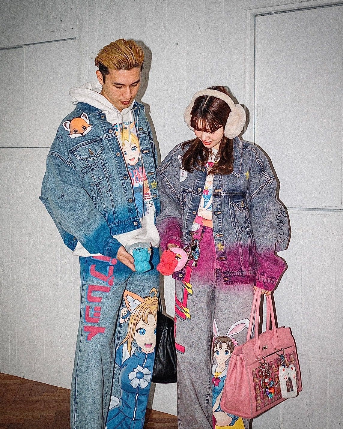 ダブレット ANIME HAND-PAINTING DENIM JACKET スタイル | 6011