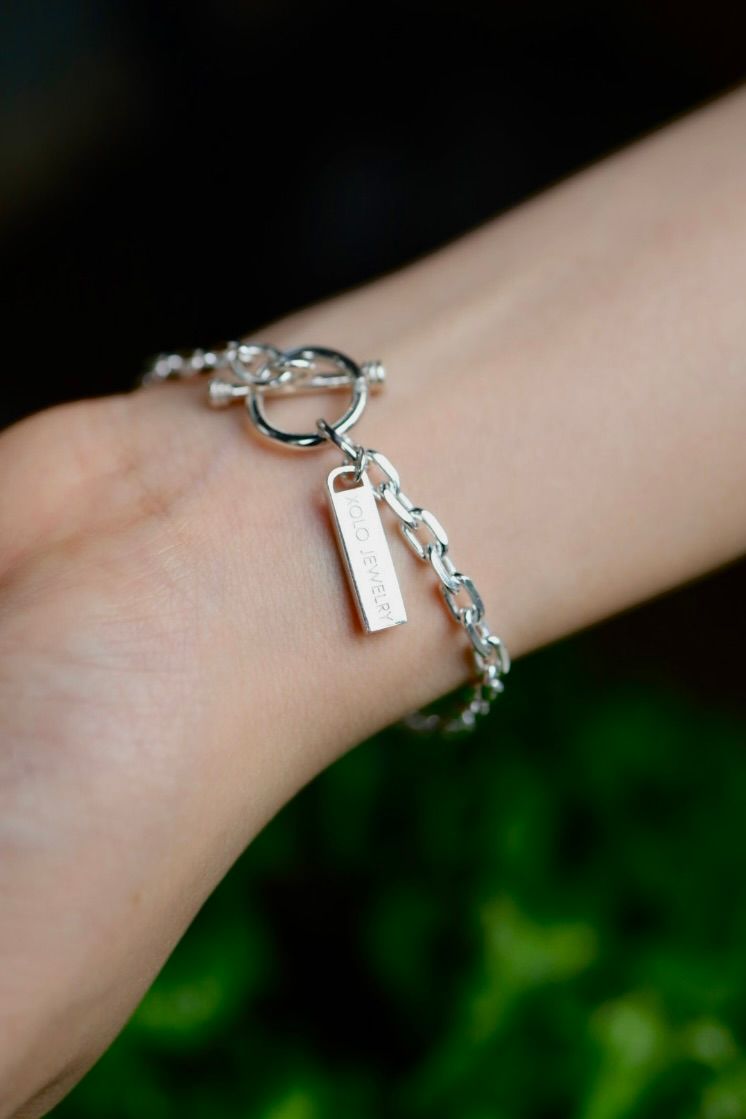XOLO JEWELRY ブレスレット / Oval Cut Link Bracelet-4mm-(XOB117)☆再入荷！