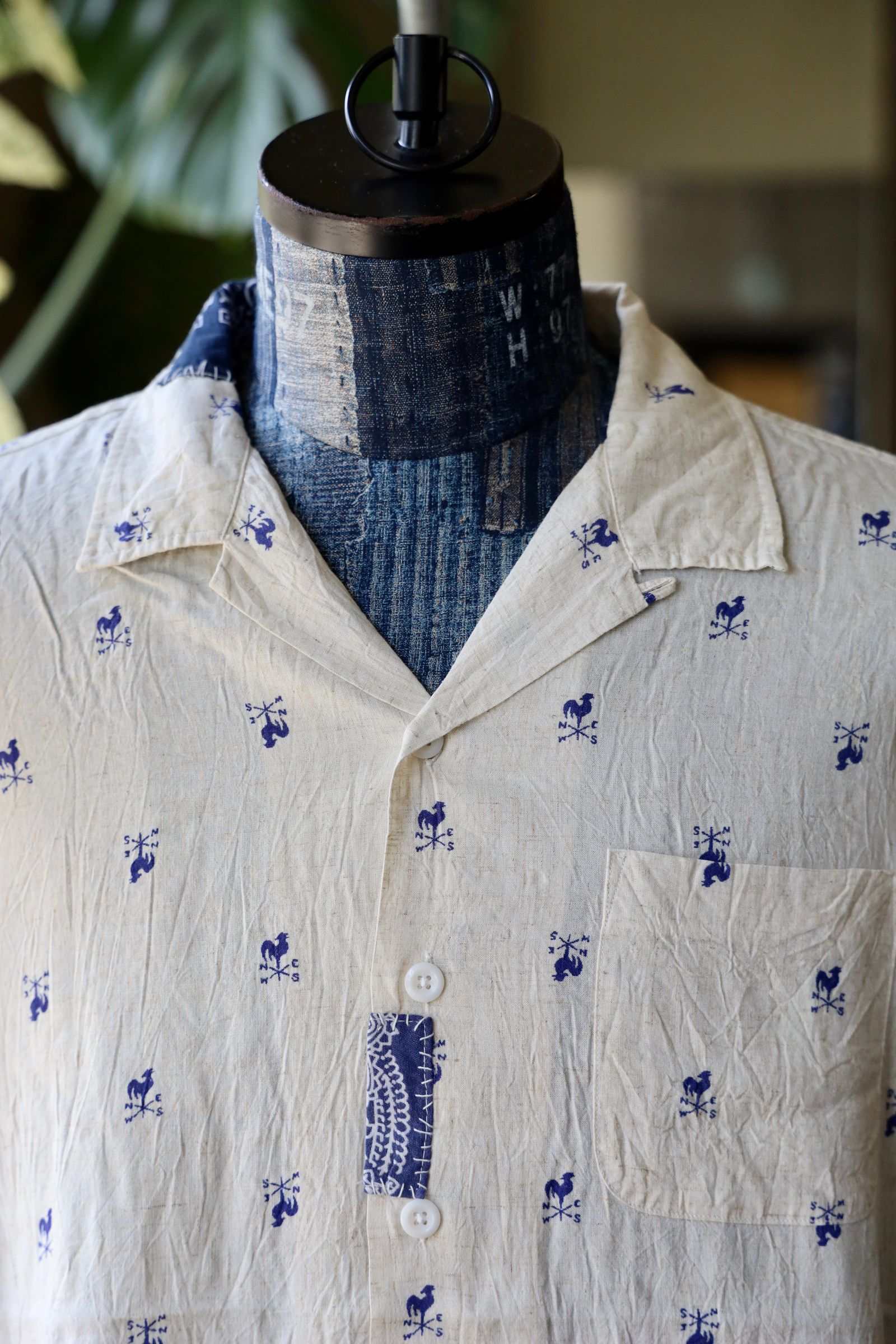 BOW WOW バウワウ WEATHERVANE BANDANA REMADE SHIRT (BW251-WBRS)