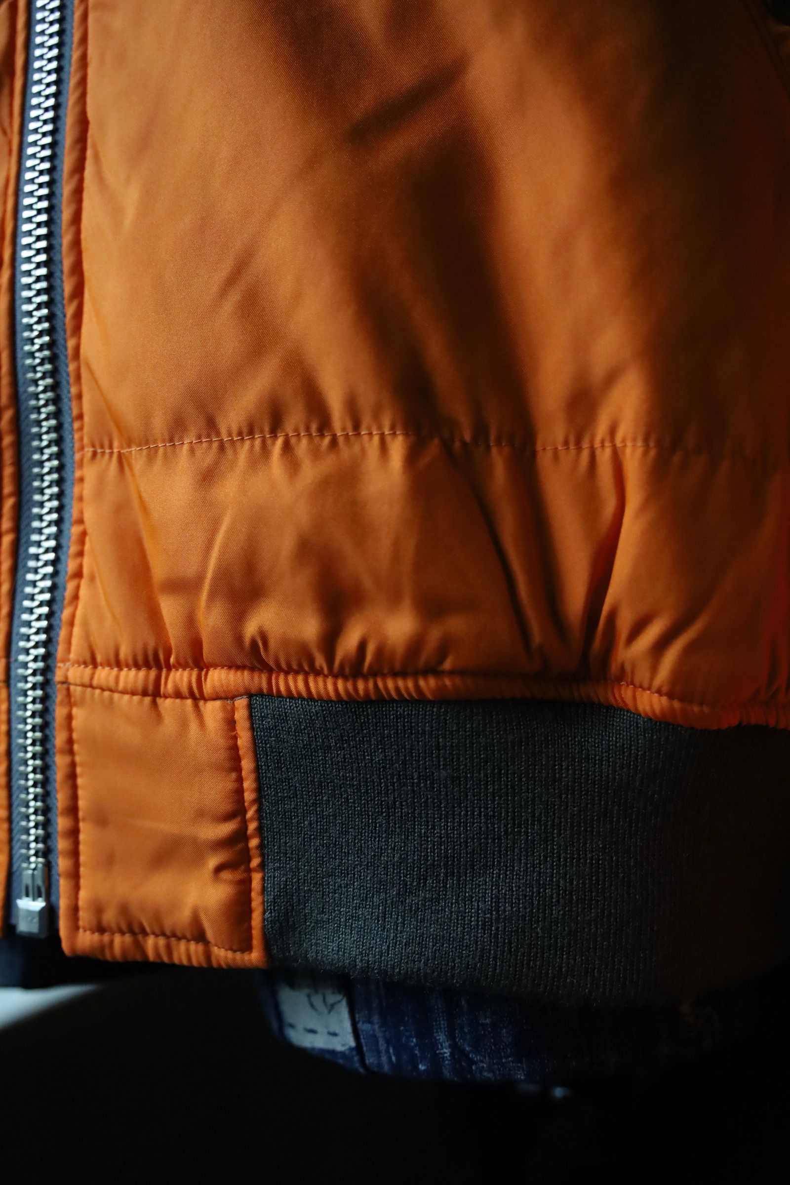 セダンオールパーパス FW24 Reversible CORDURA Flight Jacket(SD24F-JK05) Sage Green × Orange
