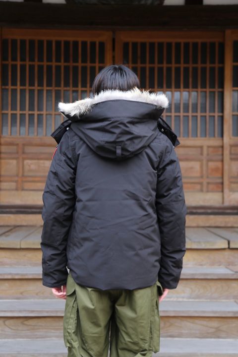 CANADA GOOSE RUSSELL PARKA"BLACK"style.2020.8.8.