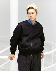アプレッセ 2025 STYLE2 Vintage Silk Flight Custom Jacket(25AAP-01-28)BLACK☆10月25日(土)発売！
