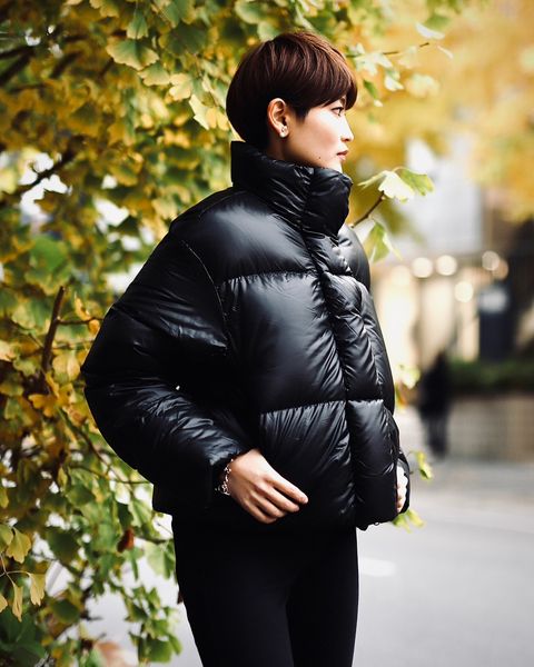 CANADA GOOSE 新作CYPRESS CROPPED PUFFER BLACK LABEL style.2023.12.7