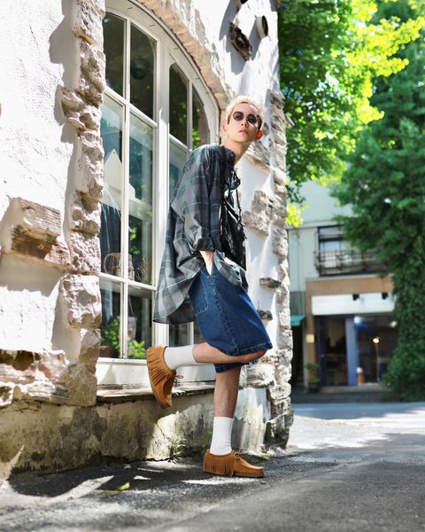FreshService フレッシュサービス 23SS CORPORATE EASY DENIM SHORTSスタイル