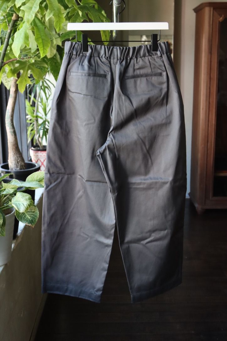 グラフペーパー  25AW Westpoint Chino Wide Straight Trousers(GM253-40150B)C.GRAY☆8月16日(土)発売！