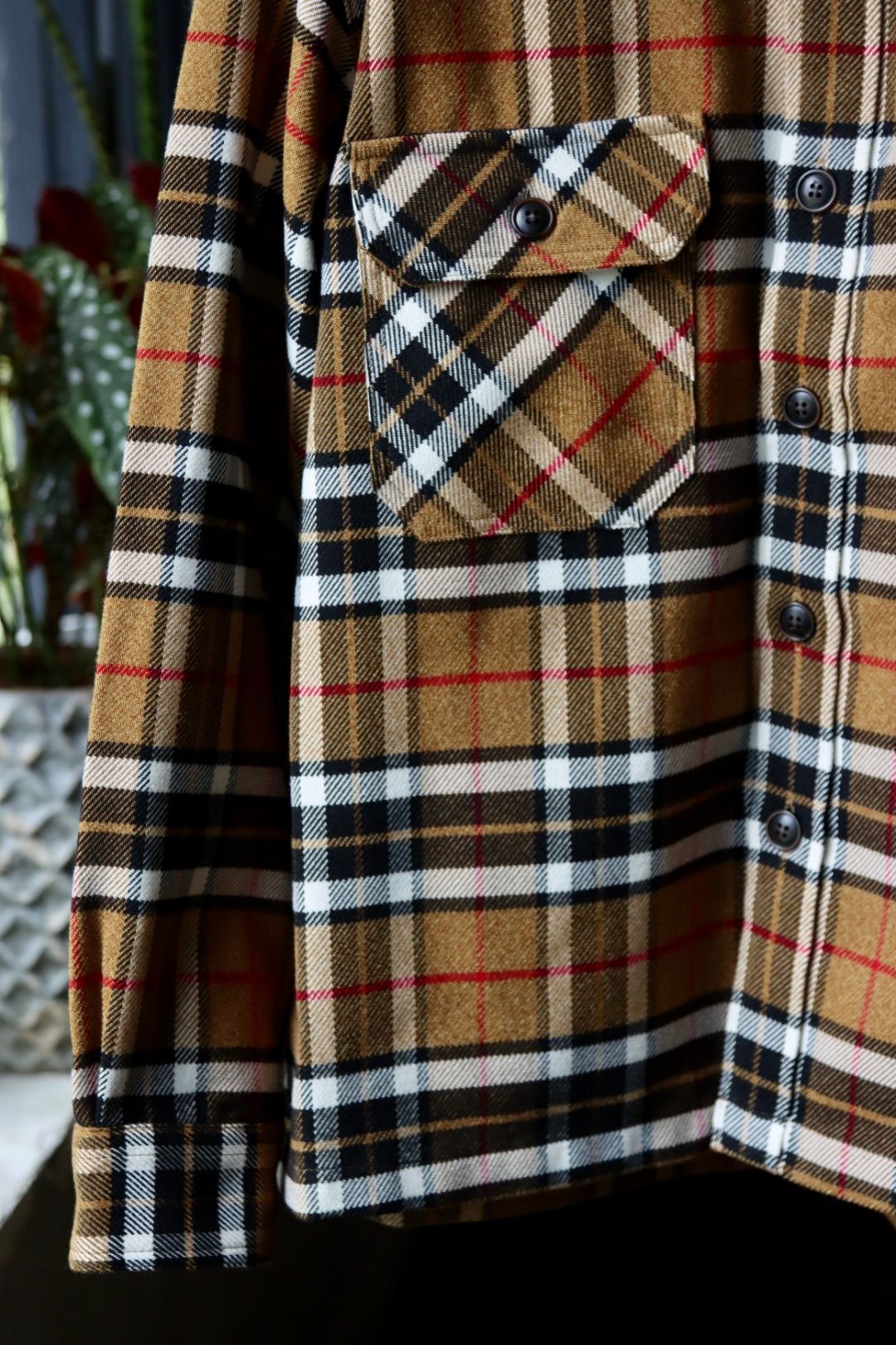 セダンオールパーパスFW23 Tech Tweed CPO Shirt (SD23F-SH04)Yellow Orcher Plaid☆9月23日(土)発売！