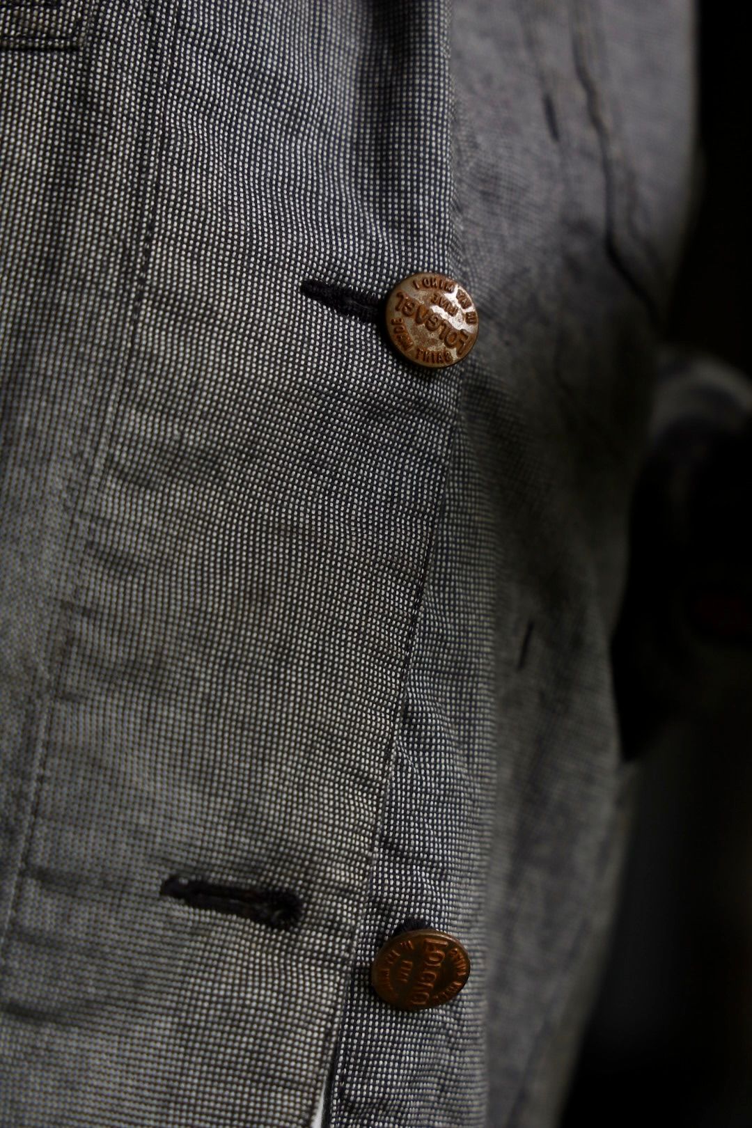 ©SAINT M×××××× ベルベルジンコラボ STRIPE BB_DENIM JKTスタイル(SIZE:S)