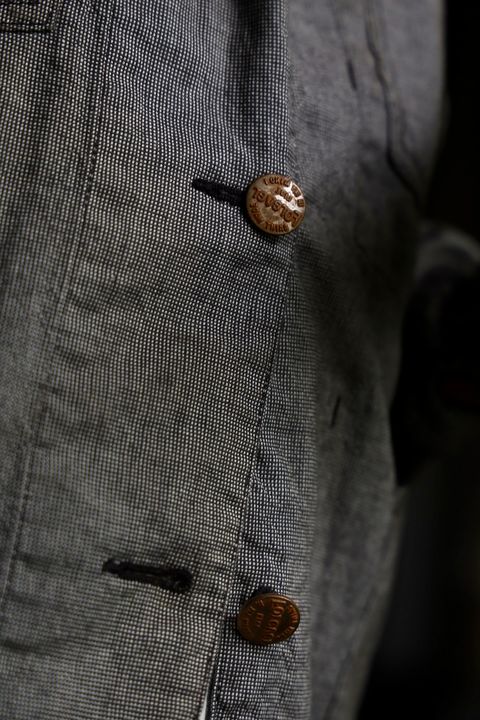 ©SAINT M×××××× ベルベルジンコラボ STRIPE BB_DENIM JKTスタイル(SIZE:S)