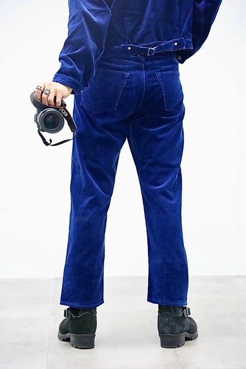 FOUNDOUR  COLOR DENIM JACKET MARK スタイル
