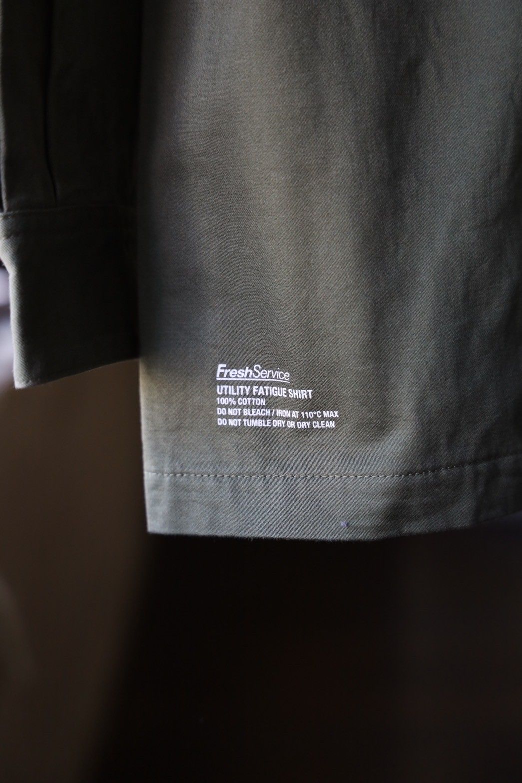 フレッシュサービス UTILITY FATIGUE SHIRT(FSC251-20138)OLIVE