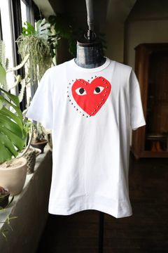 PLAY COMME des GARCONS RED HEART STUDS Tシャツ MARKスタイル