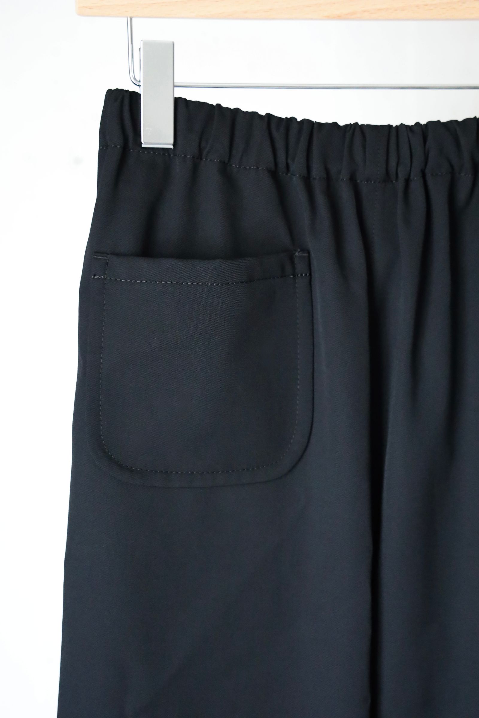 tao 26FW ウールギャバ後染パンツ(TC-P104-051)BLACK☆9月18日(金)発売！