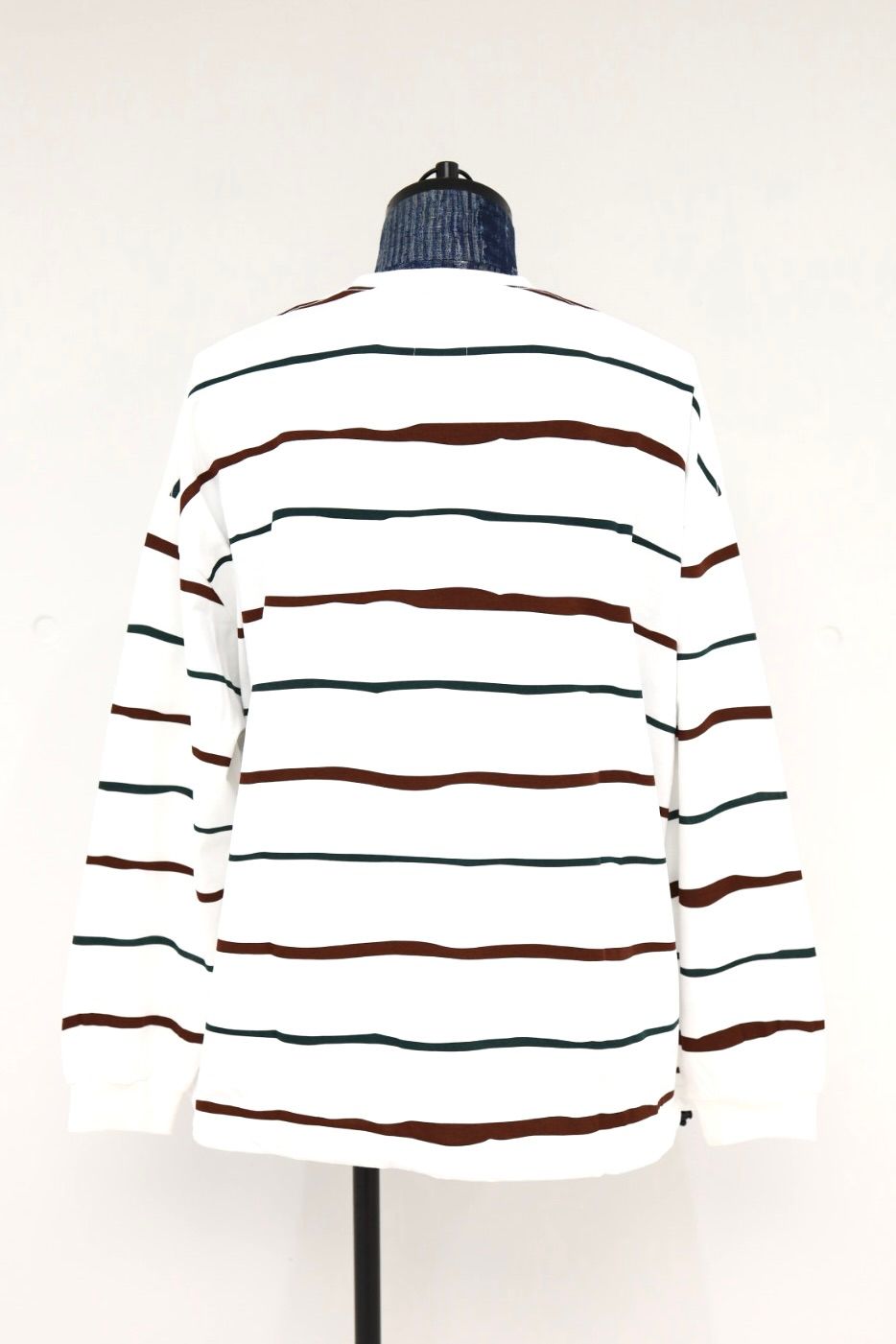 S.F.C 2026FW エスエフシー SUPER BIG STRIPE LS TEE (W/DRAWSTRINGS) (SFCFW26CS07)White☆10月17日(土)発売！