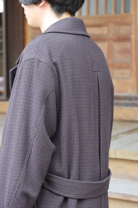 YOKE DOUBLE BREAST OVERCOAT(YK21AW0242C) style.2021.9.13.