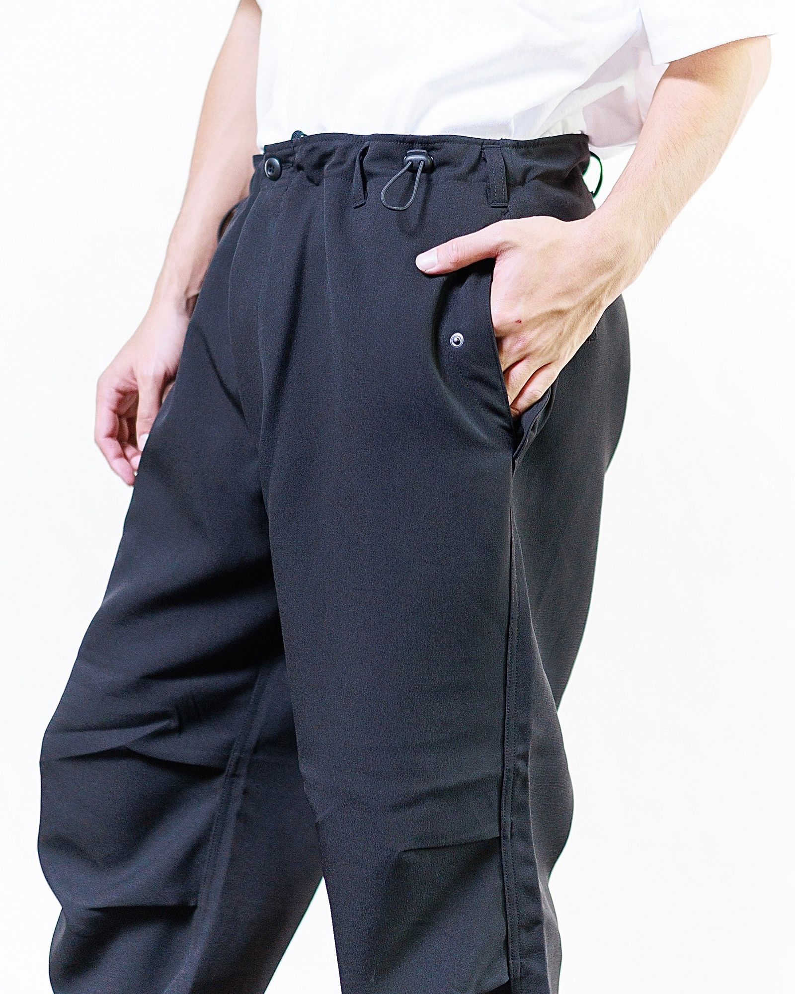 セダンオールパーパス FW24 Tech Wool Over Pant(SD24F-PT03) Black