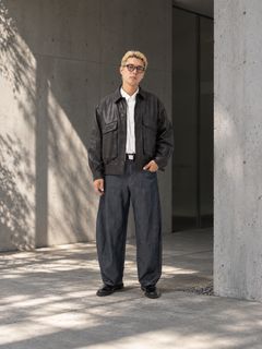 YOKE Leather Flight Jacket MARKスタイル