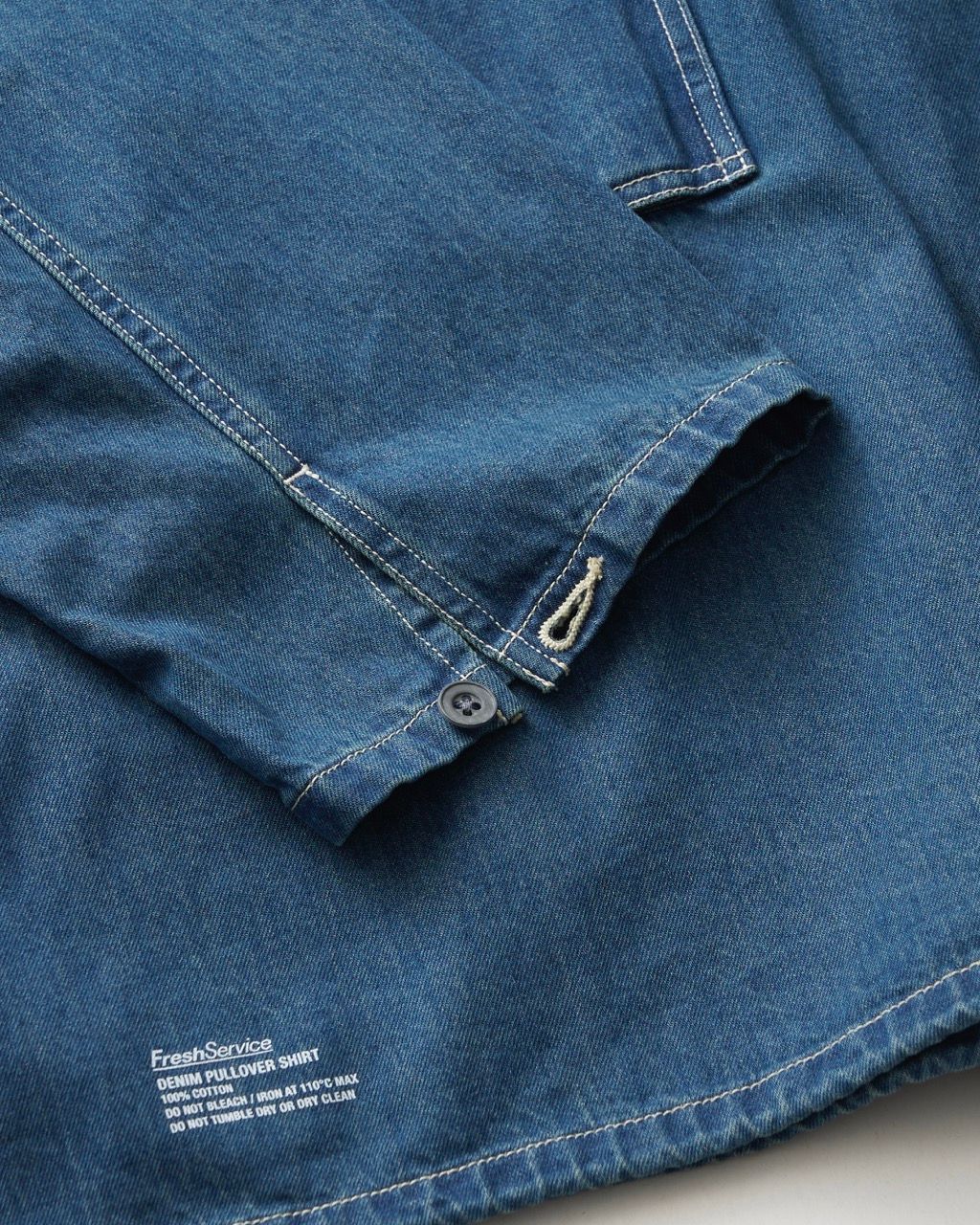 フレッシュサービス DENIM PULLOVER SHIRT(FSC251-50135FI)FADE INDIGO☆2月22日(土)発売！