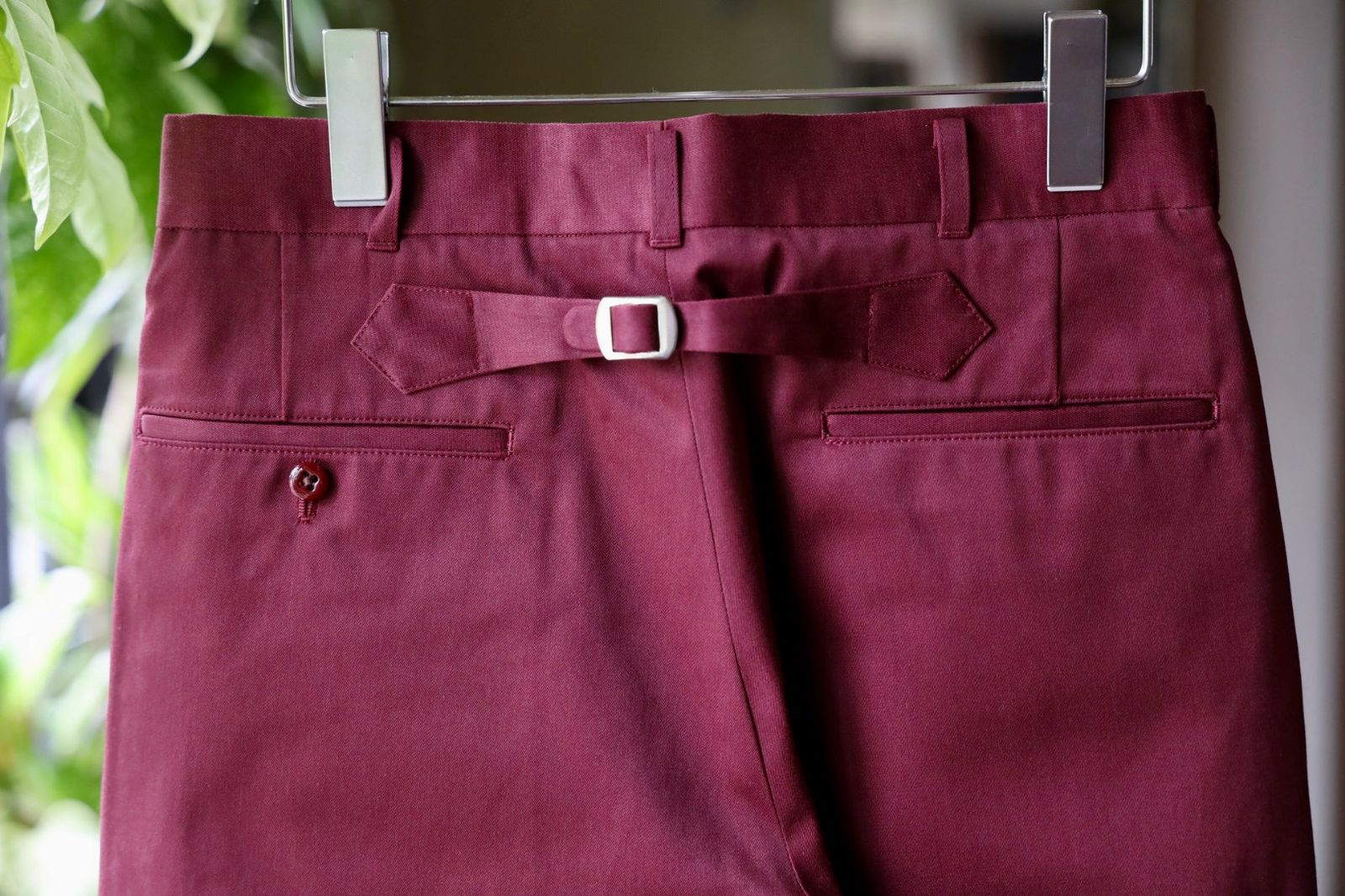 ファウンダ 25AW TWILL PANTS(015FD252006)BORDEAUX