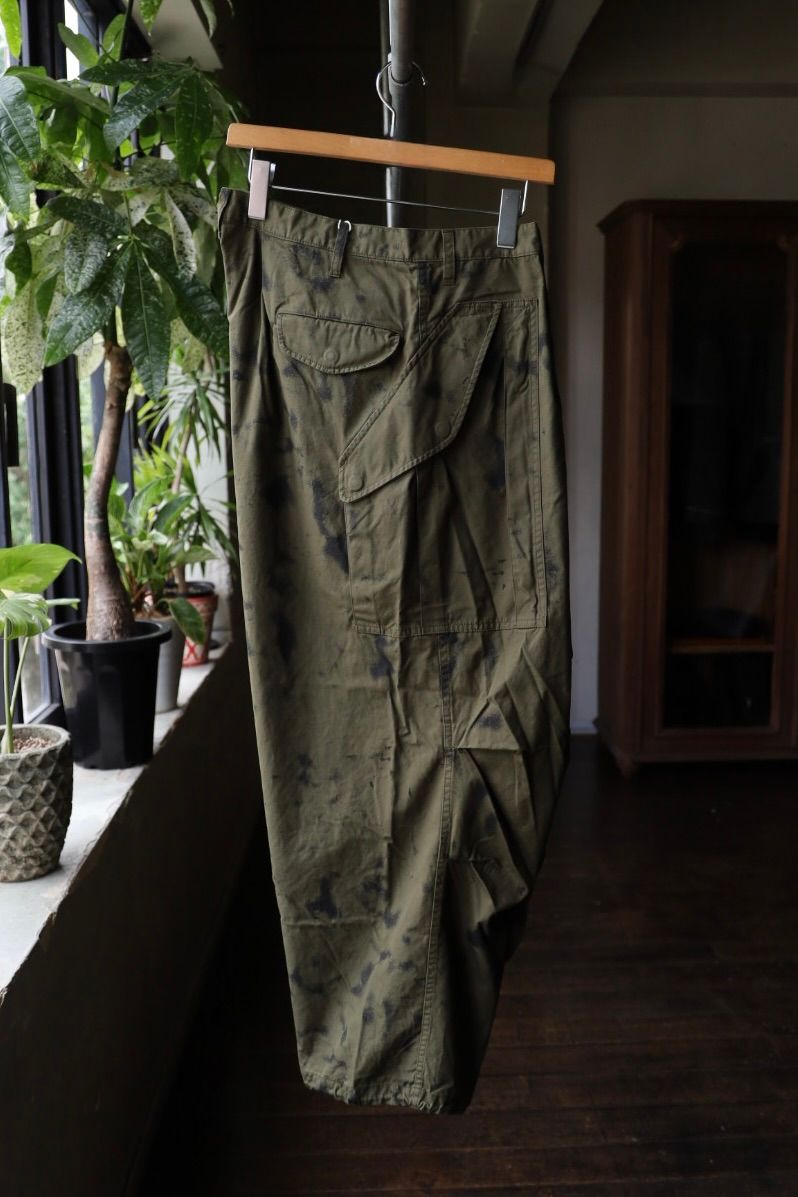 Gurank グランク Poplin camouflage cargo pants(2552)KHAKI/BLACK★新作発売！