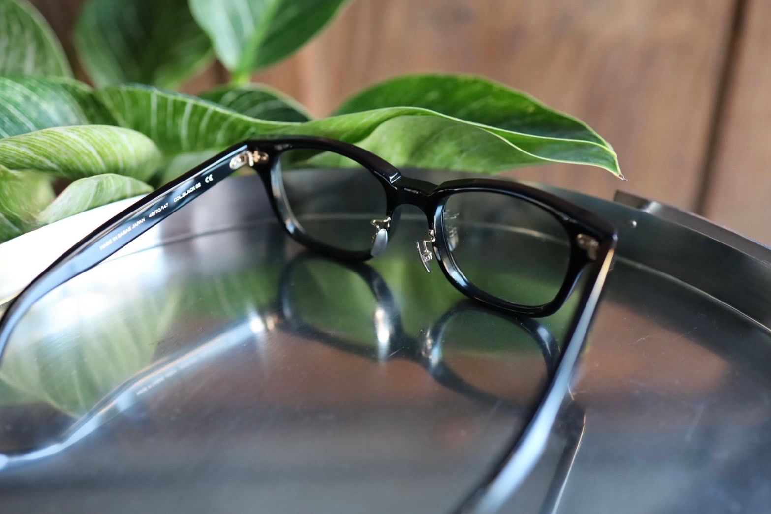 ノチノオプティカル "SANSUI FR" #2.GLOSS BLACK × GREY GREEN to GREY (調光モデル)☆11月22日(土)再入荷！