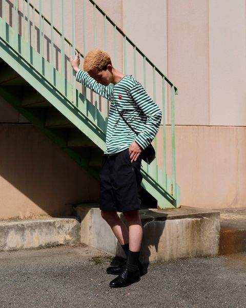 PLAY COMME des GARCONS プレイコムデギャルソン 23SS ボーダーTシャツスタイル