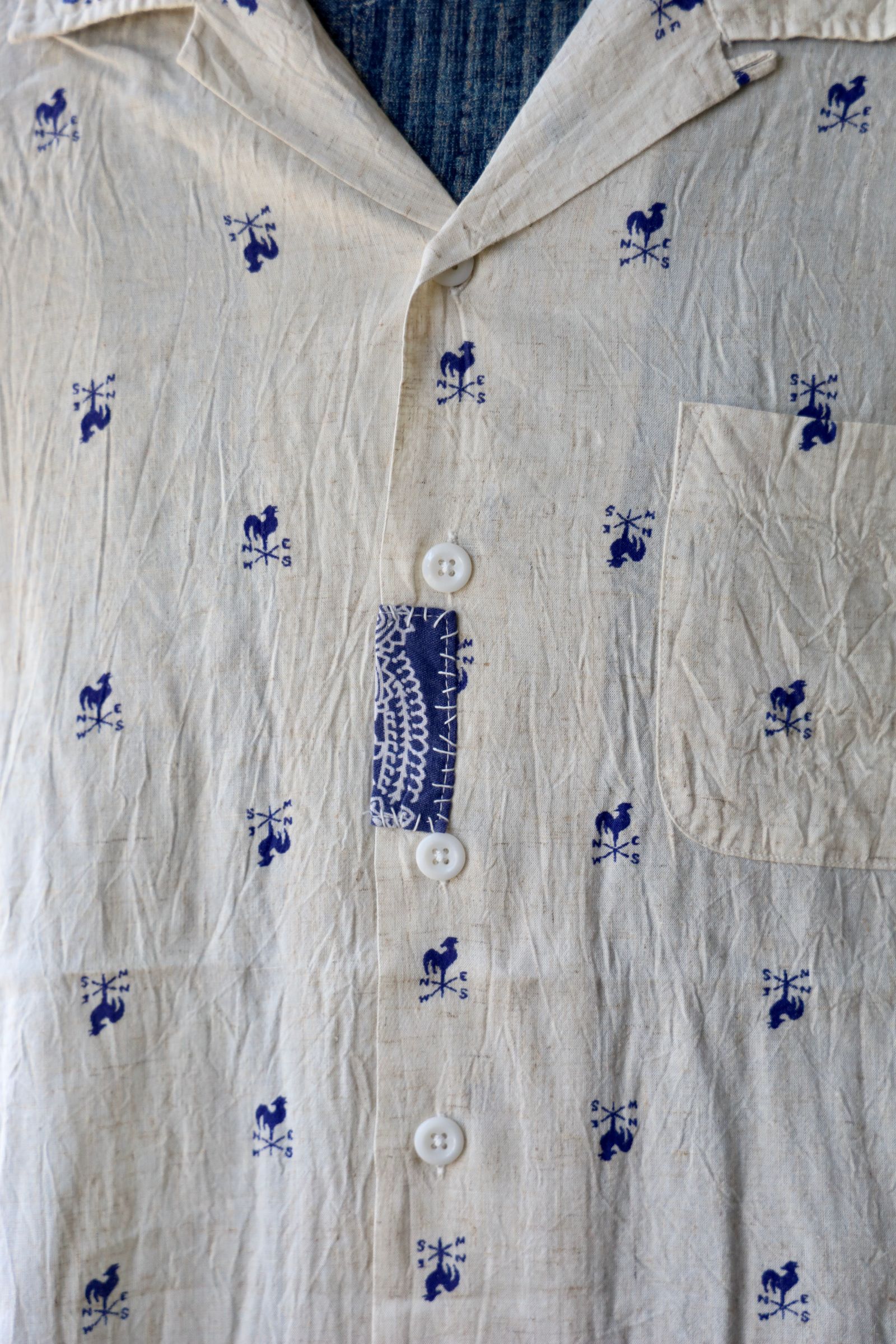 BOW WOW バウワウ WEATHERVANE BANDANA REMADE SHIRT (BW251-WBRS)