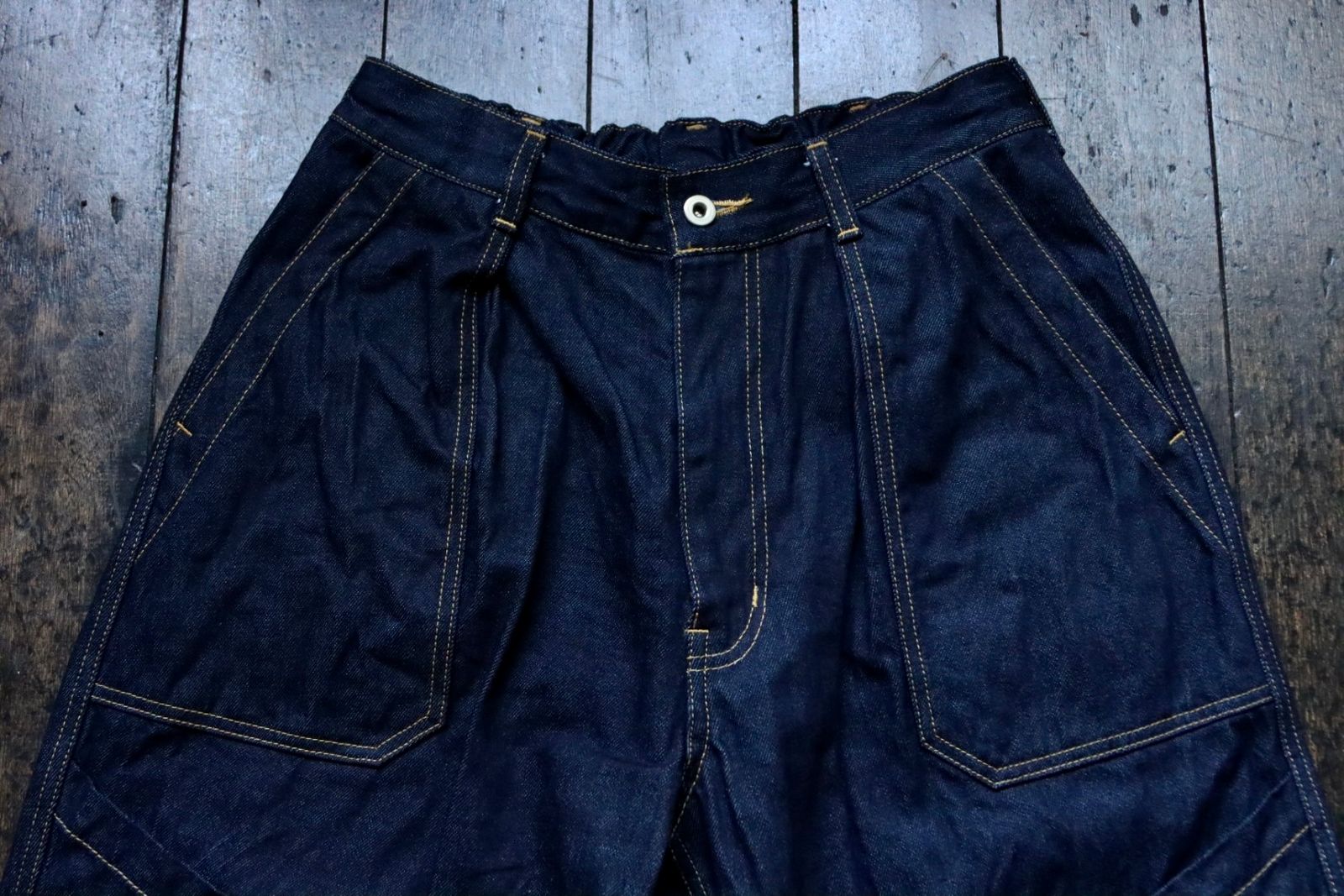 イズネス 23AW 13oz DENIM 1TACK PANTS (1005AWPT08)INDIGO
