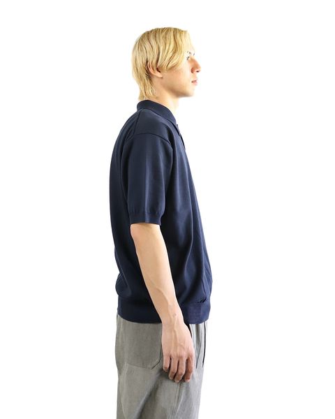 A.PRESSE 24SS Cotton Knit S/S Polo Shirts style 2024.4.13