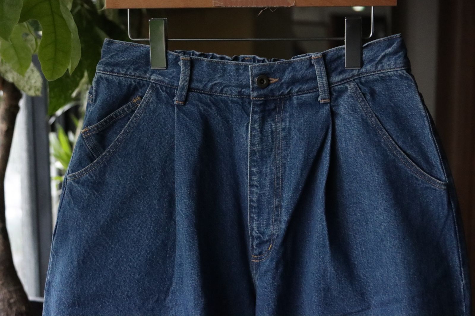 イズネス25AW 5PK BALLOON PANTS(Enzyme Wash)(1006AWBALOON5PK01-1)INDIGO