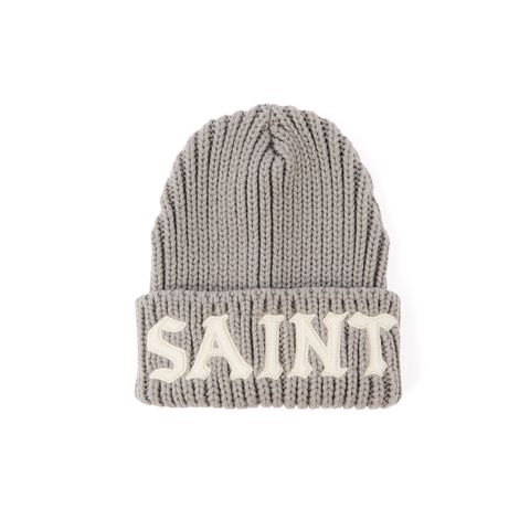 セントマイケル 26AW SAINT KNIT CAP(SM-MK1-0000-080)GRAY☆10月10日(土)発売！