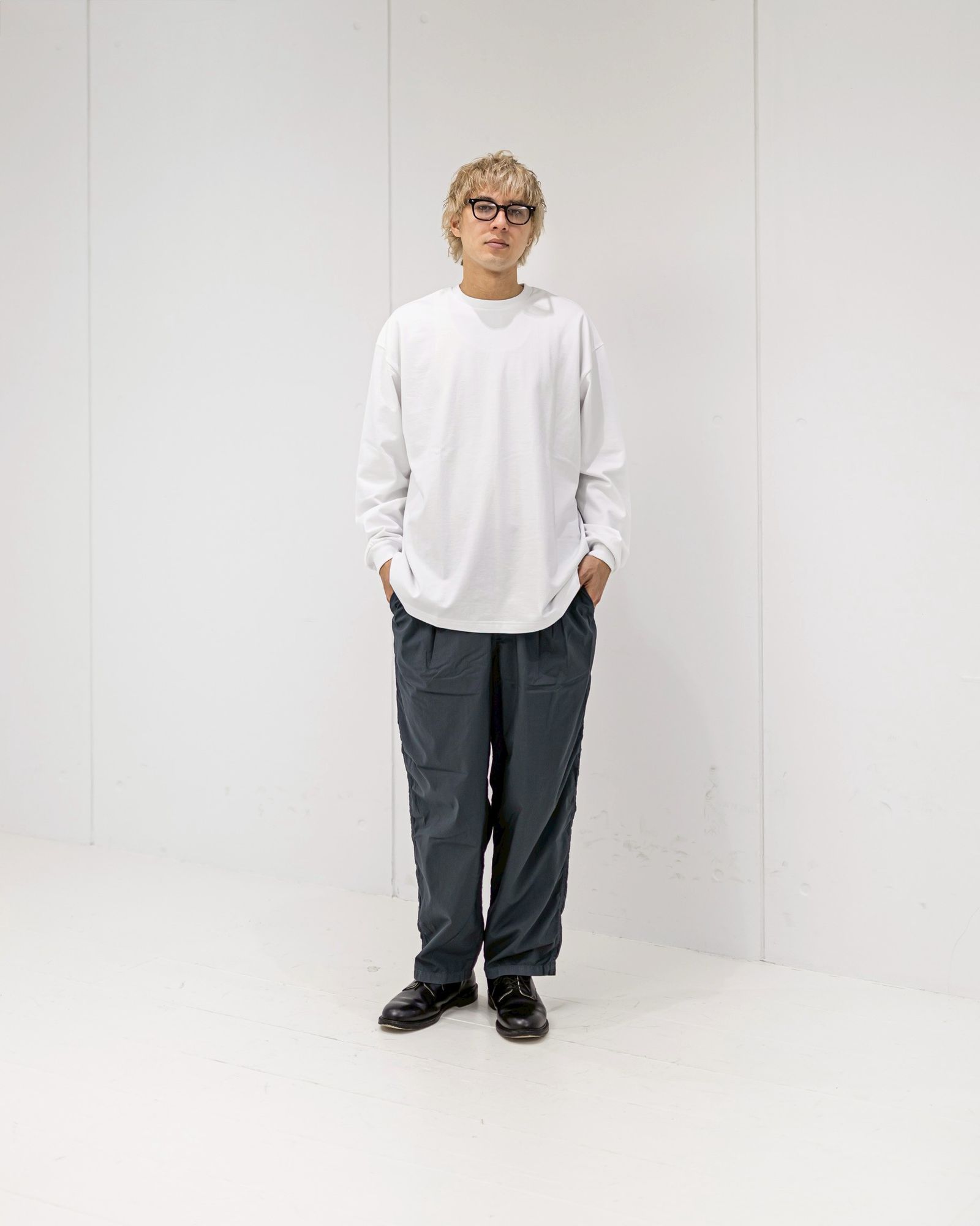 グラフペーパー Heavy Weight L/S Oversized Tee(WHITE)☆3月7日(土)発売！