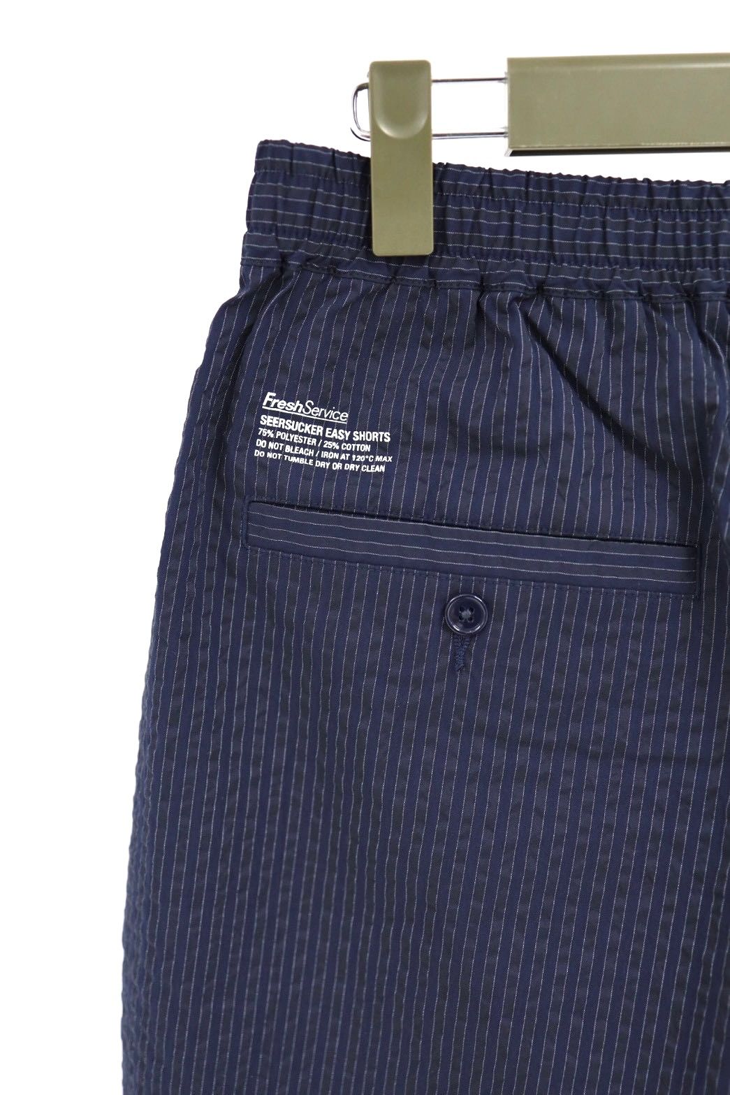 フレッシュサービス SEERSUCKER EASY SHORTS (FSC261-40229)NAVYxBLACK