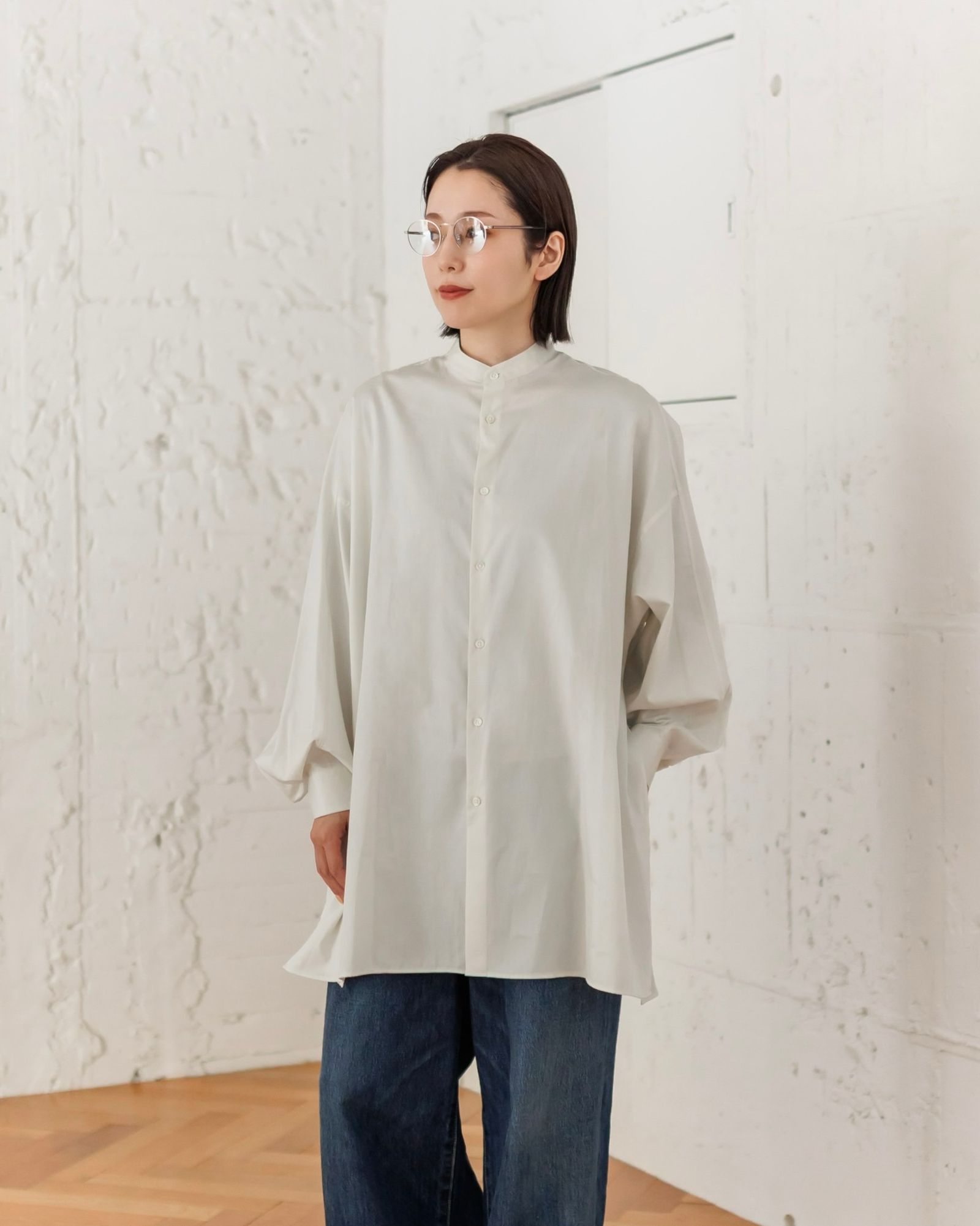 Graphpaper - Graphpaper 25SS WOMENS Silicon Poplin Deep Slit