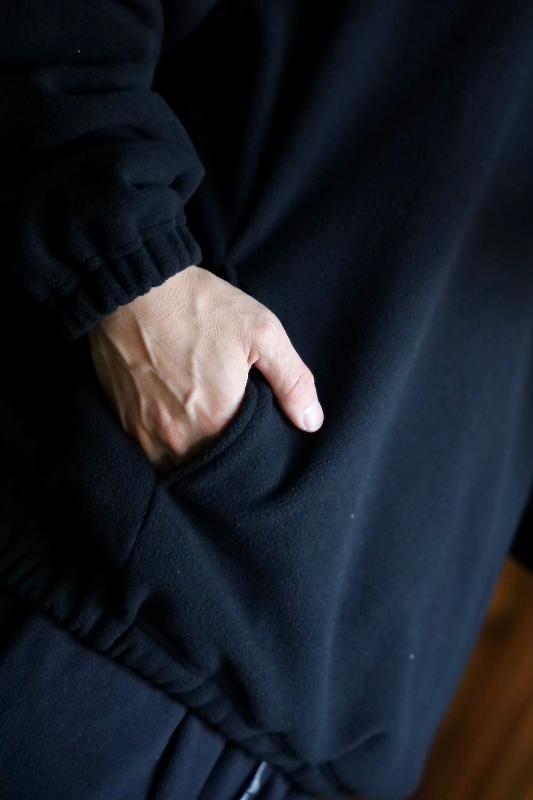 S.F.C FLEECE BASEBALL HALF ZIP JACKETスタイル