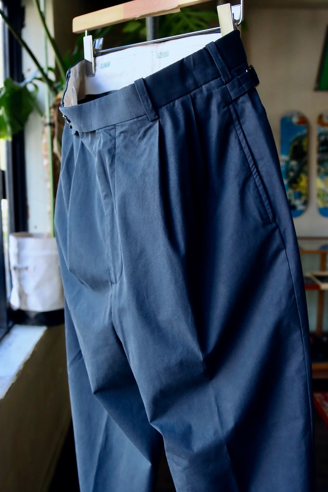 アプレッセ23SS High Density Weather Cloth Trousers (23SAP-04-21H)NAVY