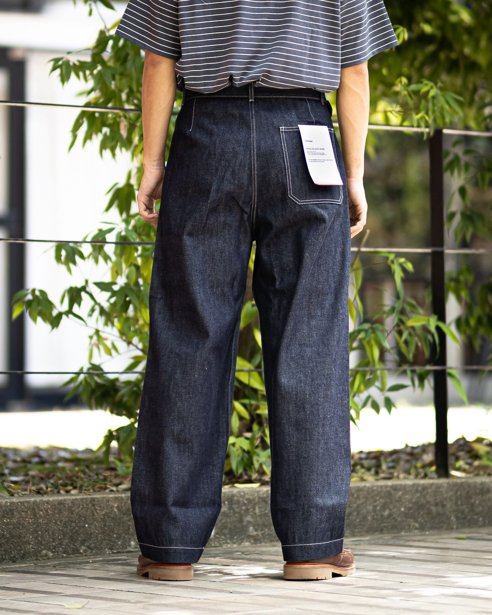 グラフペーパー Selvage Denim Belted Pants(GU263-40063RB)INDIGO_RIGID☆7月25日(土)発売！