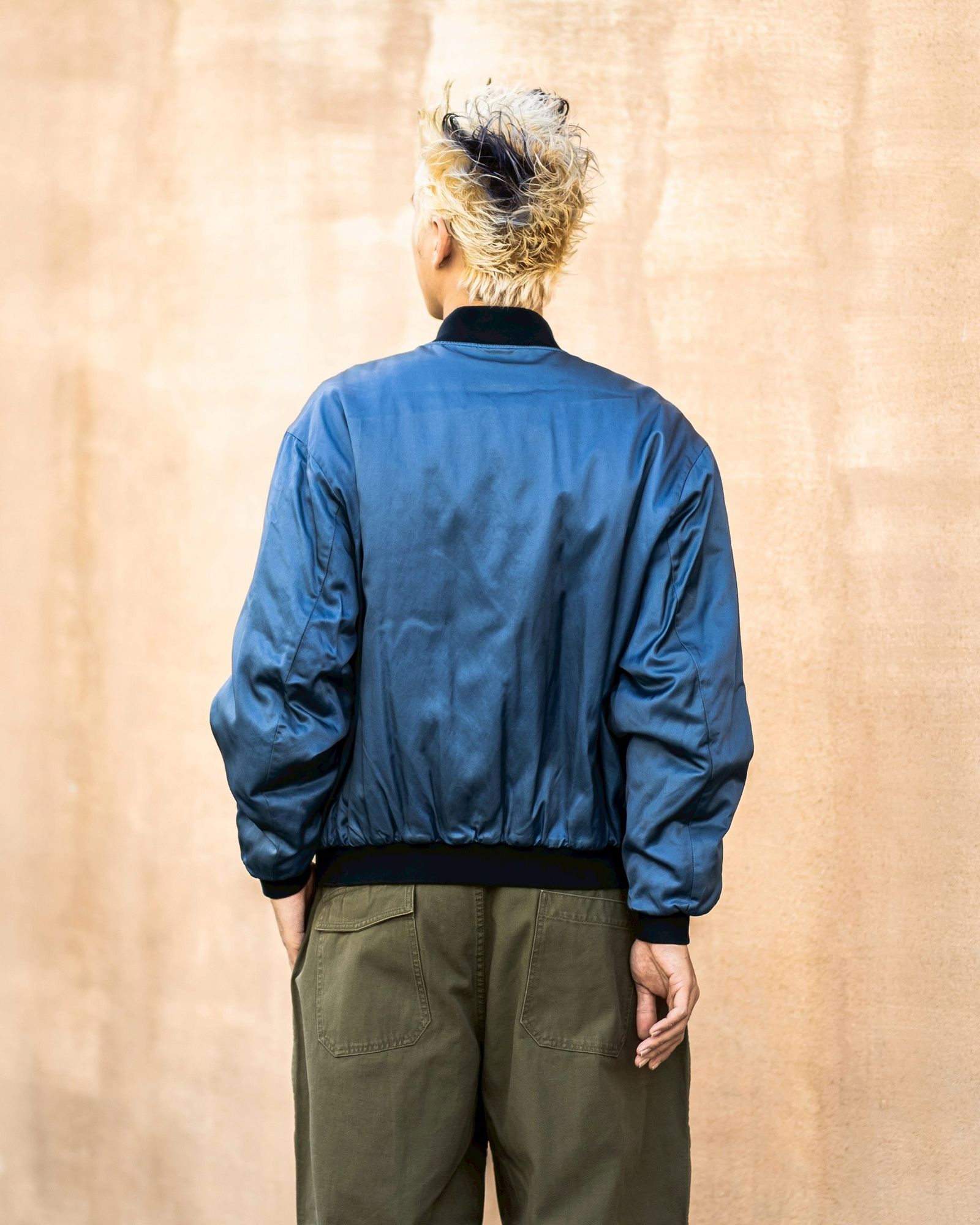 アプレッセ 2026 STYLE1 Vintage Silk Viscose Tour Jacket(26SAP-01-28)BLUE☆12月13日(土)発売！