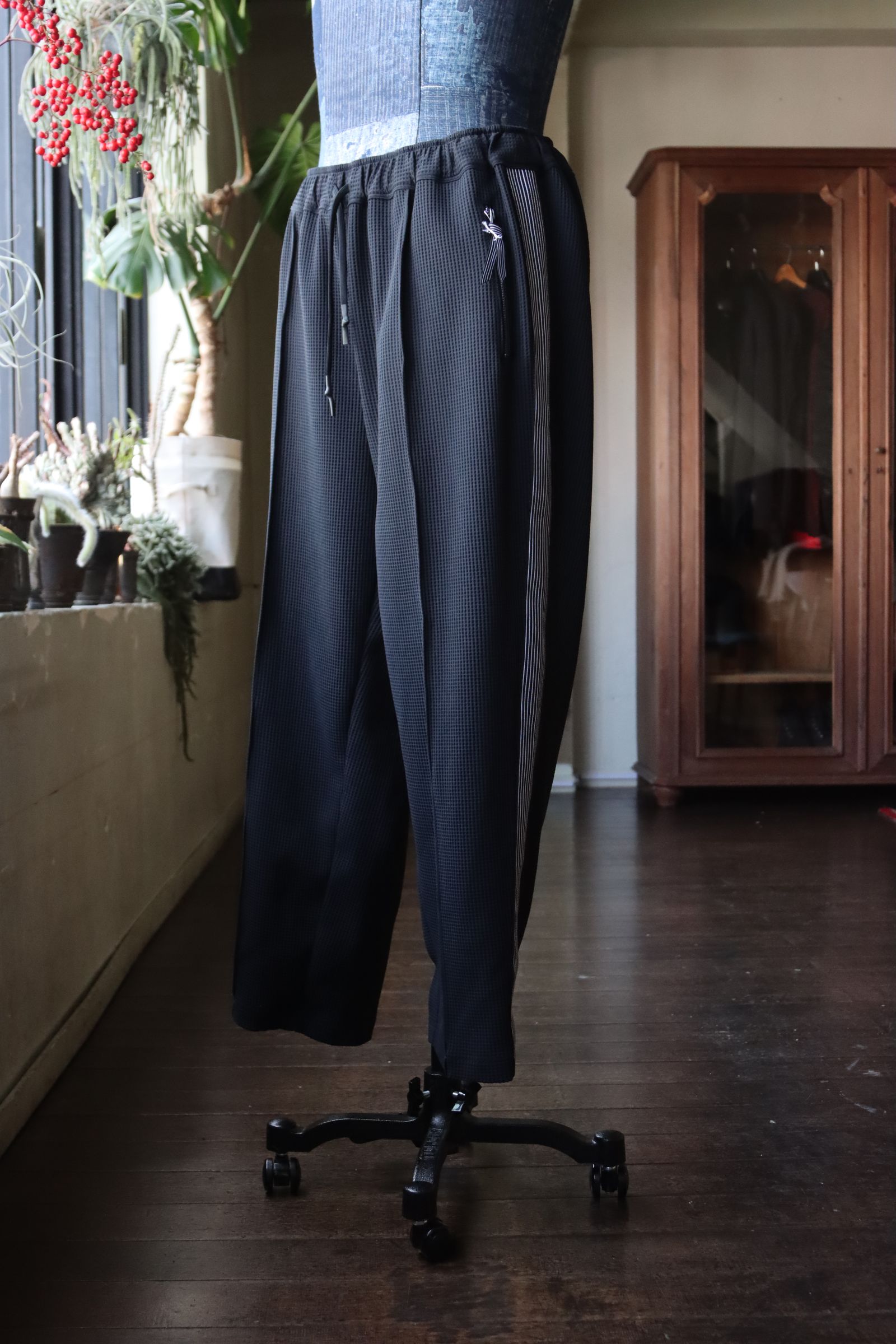 S.F.C 24SS エスエフシー WIDE TRACK PANTS(SFCSS24CS07)Black☆2月24日(土)発売！