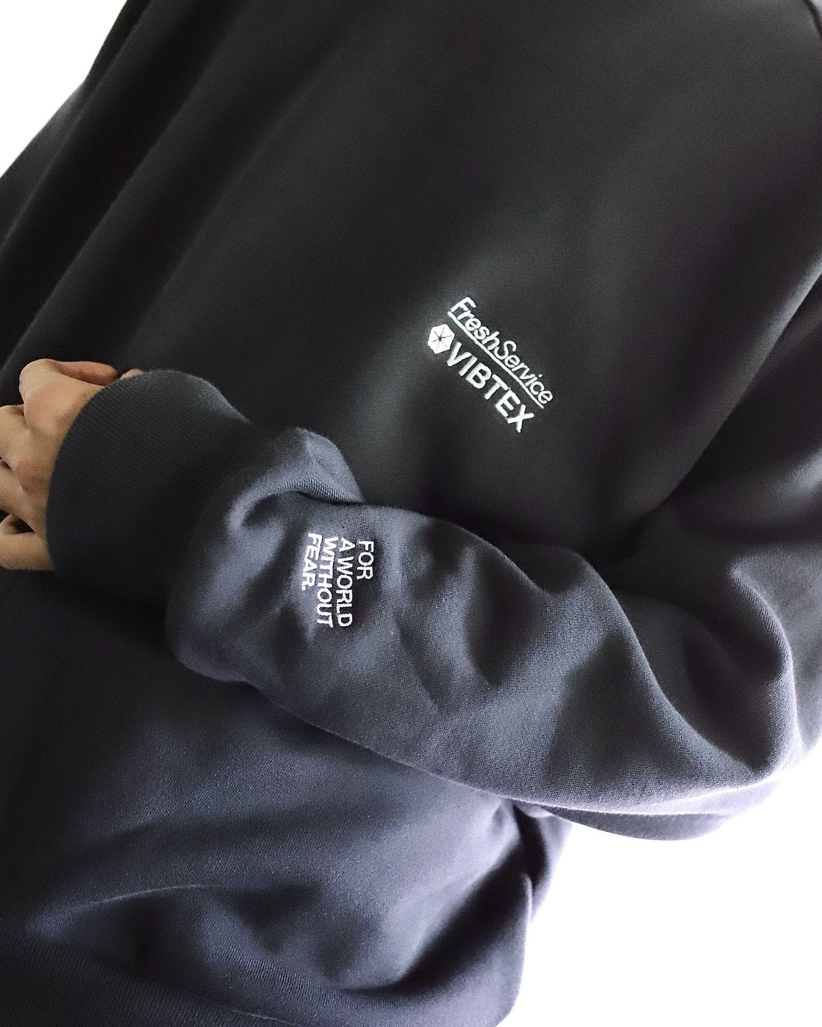 フレッシュサービス VIBTEX for FreshService SWEAT CREW NECK PULLOVER(GRAY)