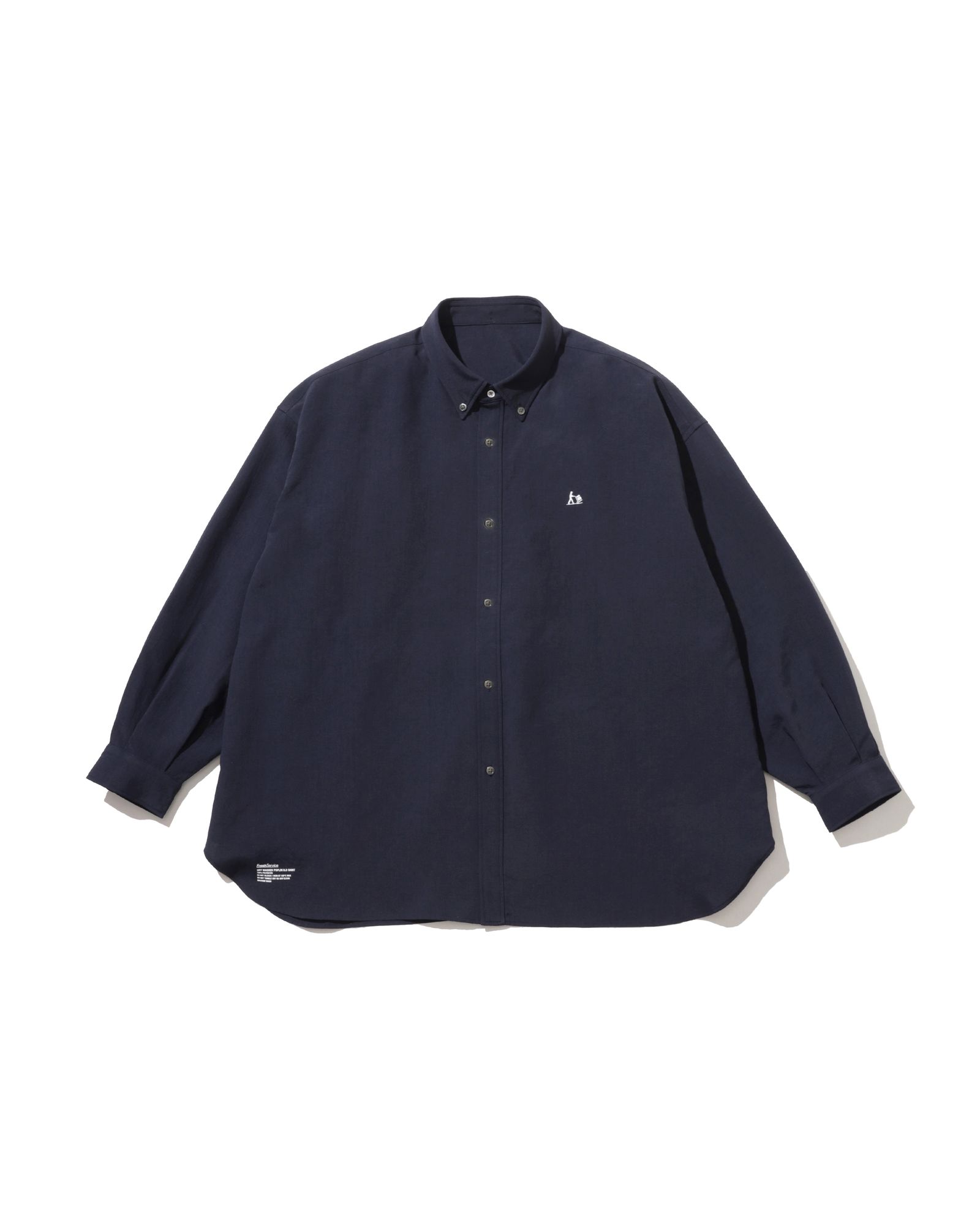 フレッシュサービス 26AW DRY WASHER POPLIN L/S B.D SHIRT(FSC263-50062)NAVY☆8月1日(土)発売！