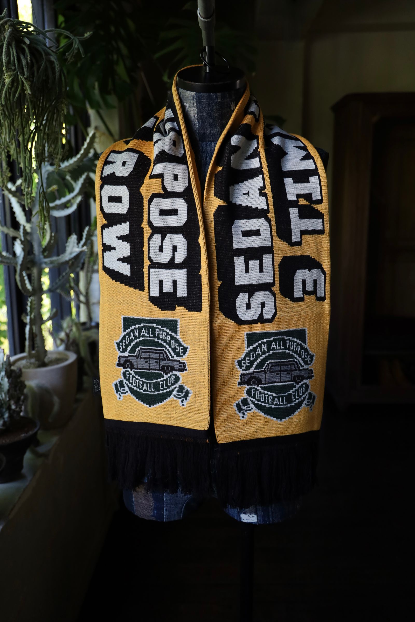 セダンオールパーパス FW24 Football Scarf(SD24F-ACO3)YELLOW☆11月9日(土)新作発売！