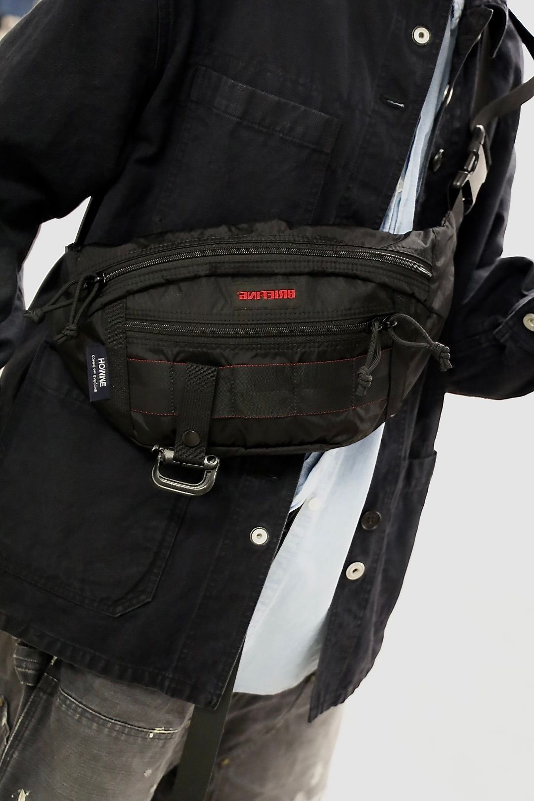 コムデギャルソンオム26SS BRIEFINGコラボレーションボディバッグ(HQ-K203-051-1)BLACK★4月3日(金)発売！