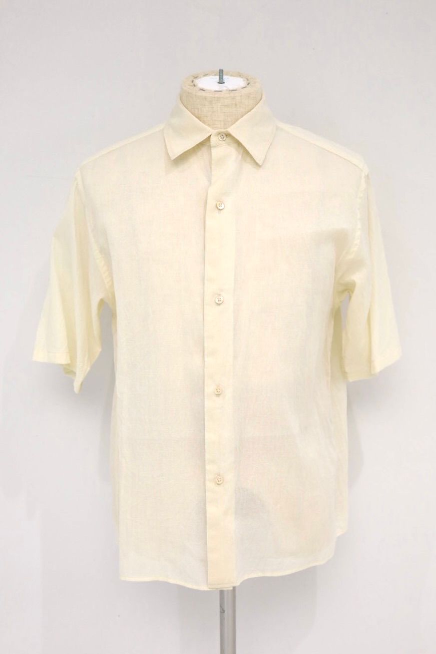 blurhms 26SS Women's Silk-Co Voile Half-Sleeve Shirt(BHS26S036SiCo)Ivory☆3月27日(金)新作発売！