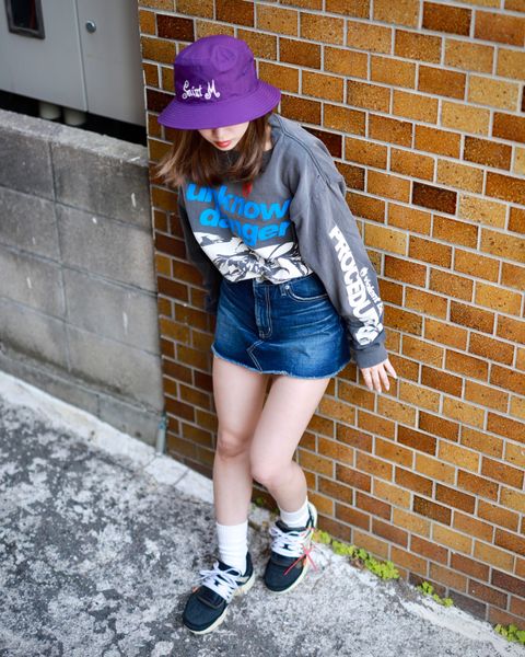 ©SAINT M×××××× セントマイケル23SS LS TEE UNKNOWNスタイル