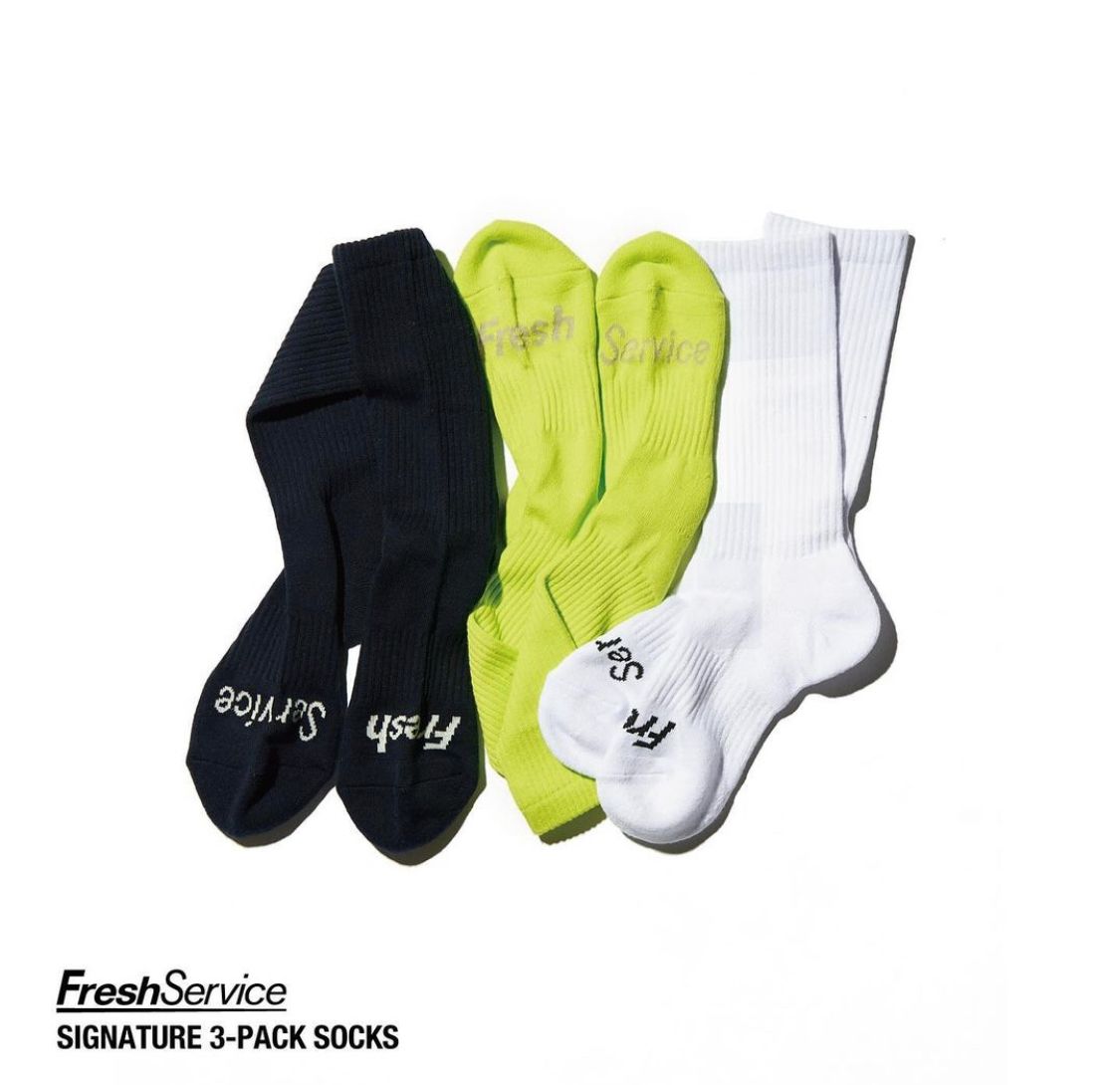 FreshService - フレッシュサービスソックス SIGNATURE 3-PACK